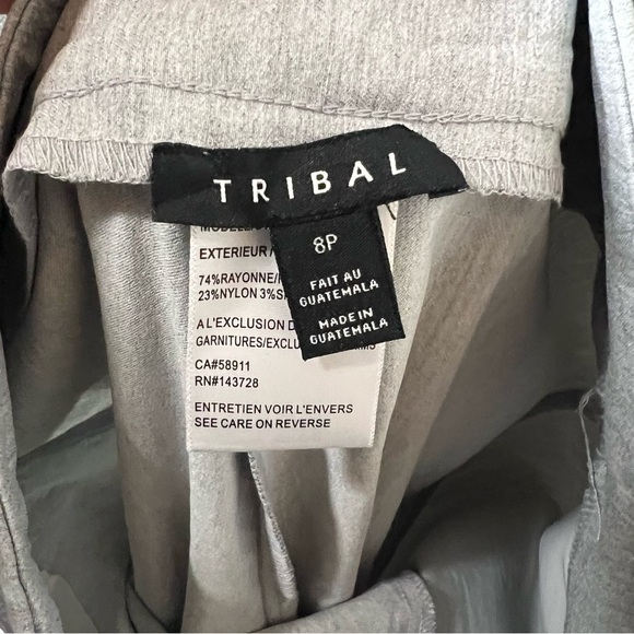 Tribal Stitch Fix Gray Straight-Leg Pants, Women’s 8 Petite - Picture 7 of 7
